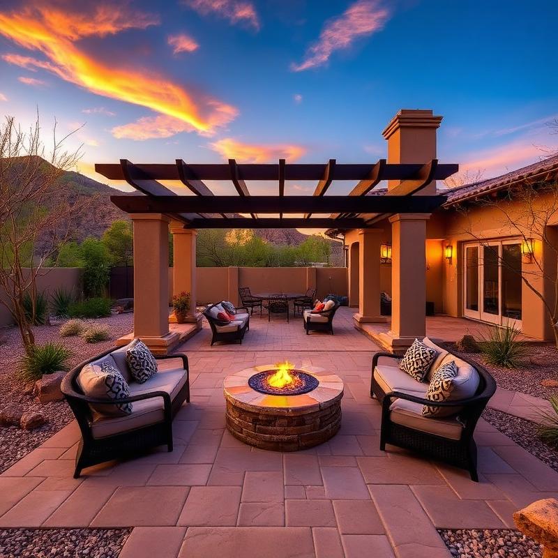Outdoor living space design Tucson AZ