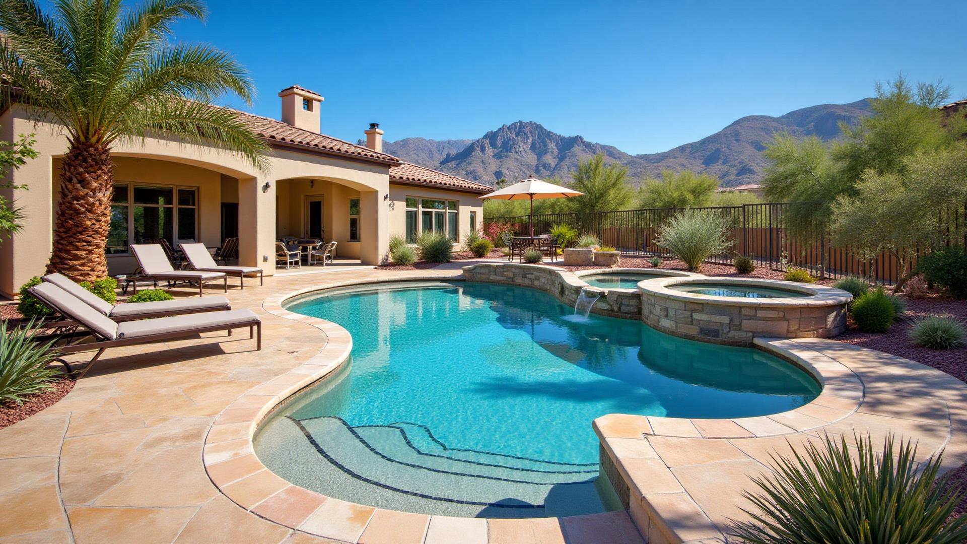 Travertine Patio